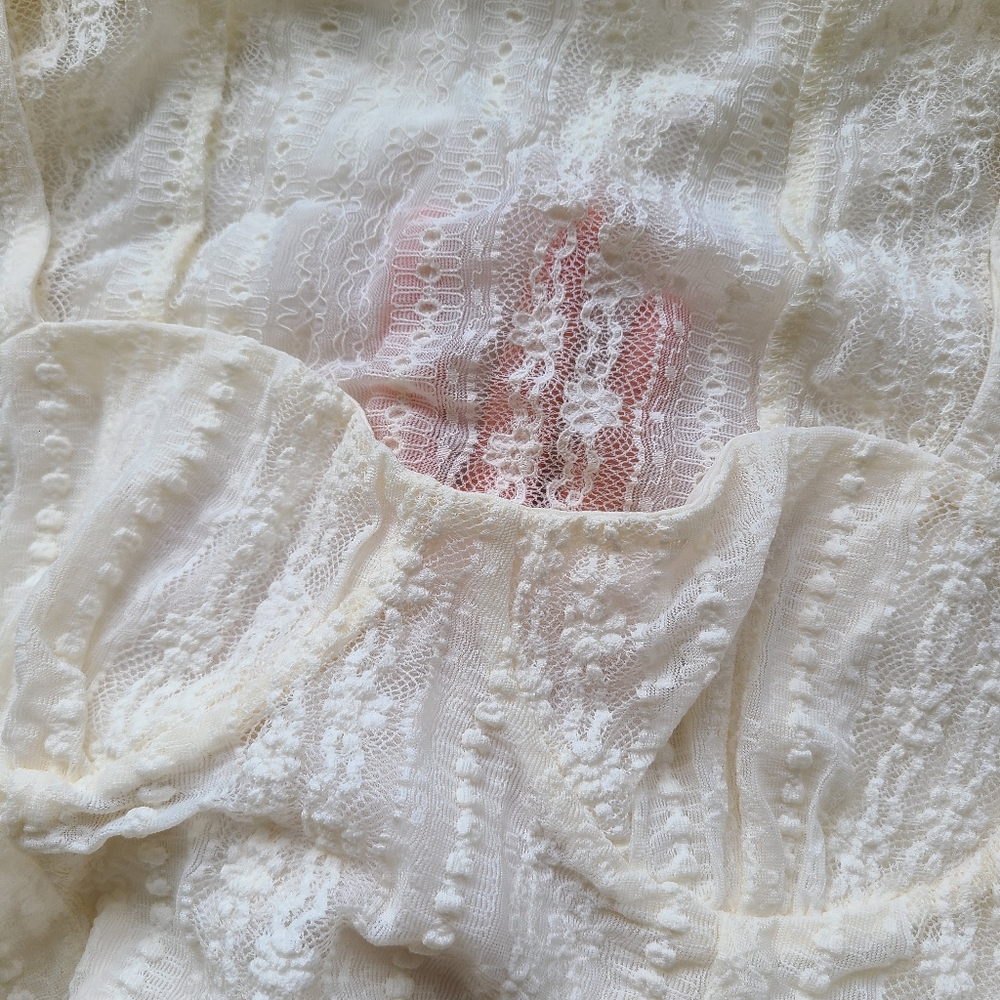 LACE TOP LONG SLEEVE COTTAGECORE